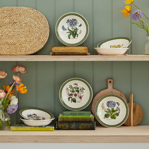 NEW - Botanic Garden Etchings - Set of 6 Bowls - 18cm / 7"