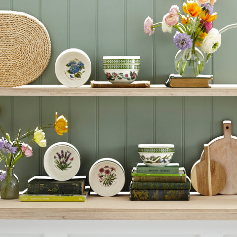 NEW - Botanic Garden Etchings - Set of 6 Stacking Bowls - 12.5cm / 5"