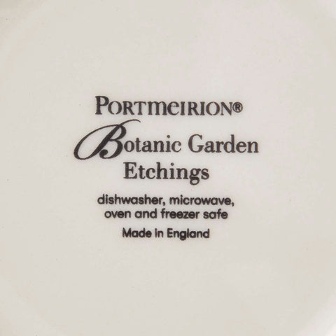 NEW - Botanic Garden Etchings - Set of 6 Breakfast Mugs