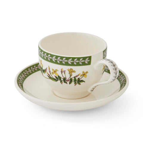 NEW - Botanic Garden Etchings - Set of 6 Tea Cups & Saucers