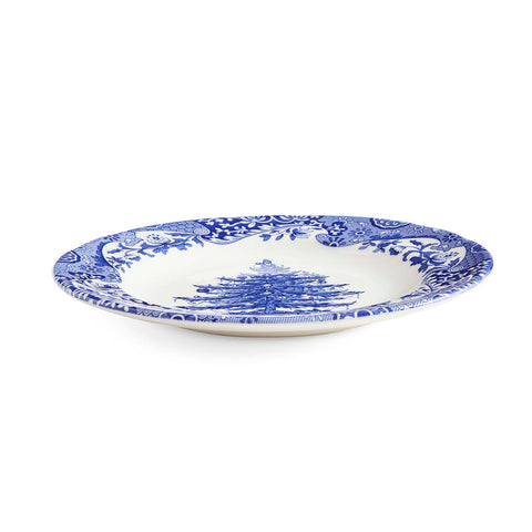 NEW - Spode - Blue Italian - Christmas - Xmas Tree Plate - 20cm