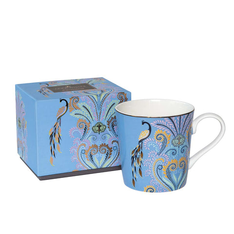 NEW - Sara Miller Mug - Gifting Collection - Peacock Filigree
