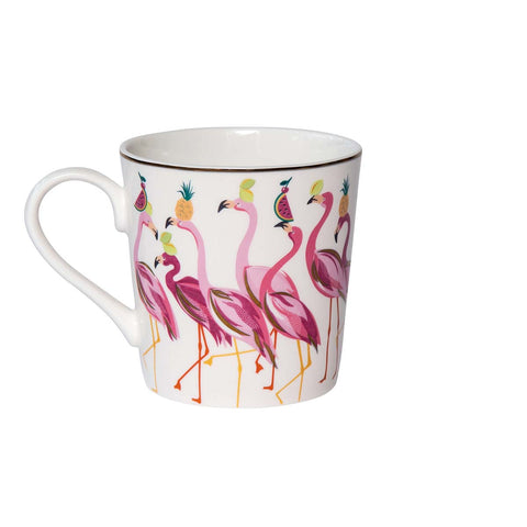 NEW - Sara Miller Mug - Gifting Collection - Fabulous Flamingo