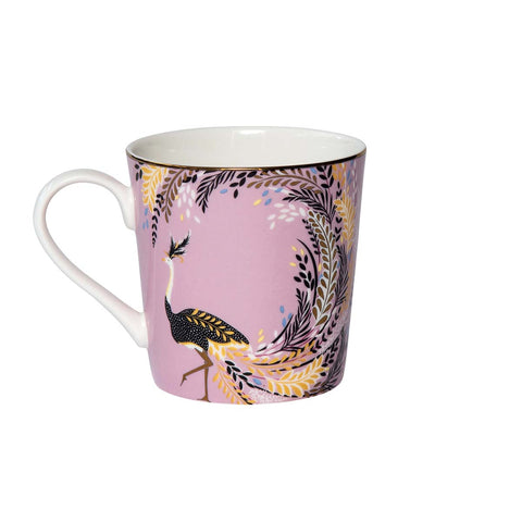 NEW - Sara Miller Mug - Gifting Collection - Ostrich Tail Feathers