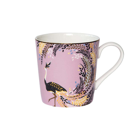 NEW - Sara Miller Mug - Gifting Collection - Ostrich Tail Feathers