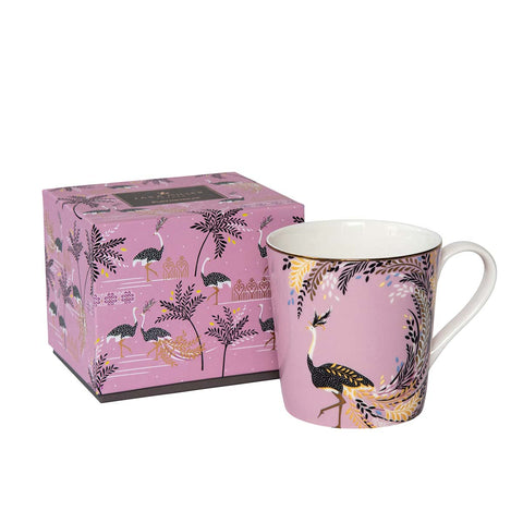 NEW - Sara Miller Mug - Gifting Collection - Ostrich Tail Feathers