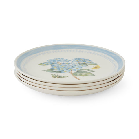 NEW - Botanic Garden Sketchbook - Set of 4 Coupe Plates - 27.5cm / 10.8"