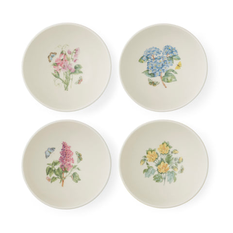 NEW - Botanic Garden Sketchbook - Set of 4 Bowls - 12cm / 4.7"