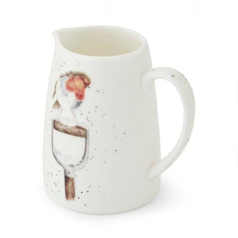 NEW - Wrendale - Christmas - Mini Posy Jug - Robin