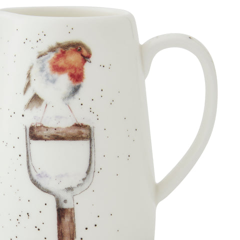 NEW - Wrendale - Christmas - Mini Posy Jug - Robin