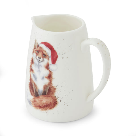 NEW - Wrendale - Christmas - Mini Posy Jug - Fox