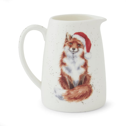 NEW - Wrendale - Christmas - Mini Posy Jug - Fox