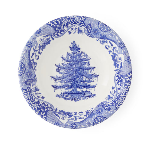 NEW - Spode - Blue Italian - Christmas - Xmas Tree - Cereal Bowl