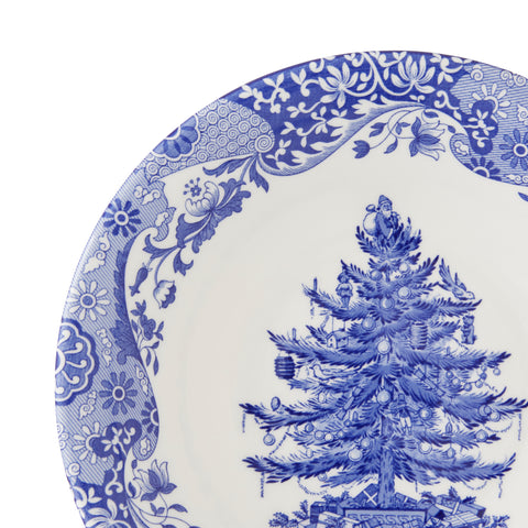 NEW - Spode - Blue Italian - Christmas - Xmas Tree - Cereal Bowl