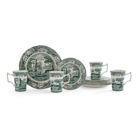 Spode - Heritage Green Italian - 12 Piece Set