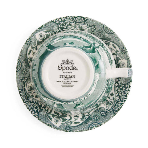 Spode - Heritage Green Italian - Breakfast Cup & Saucer