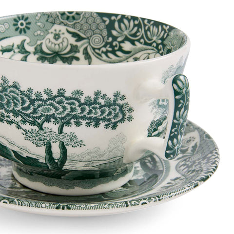 Spode - Heritage Green Italian - Breakfast Cup & Saucer