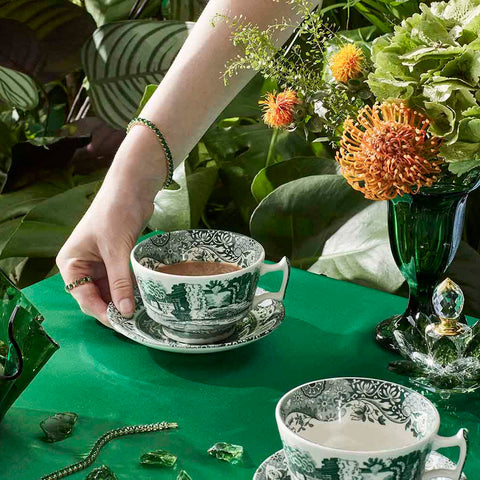 Spode - Heritage Green Italian - Breakfast Cup & Saucer