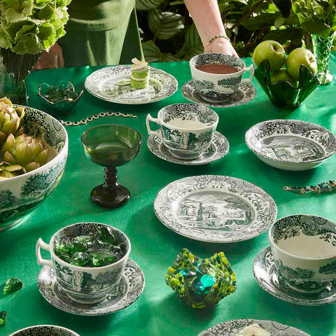Spode - Heritage Green Italian - Breakfast Cup & Saucer