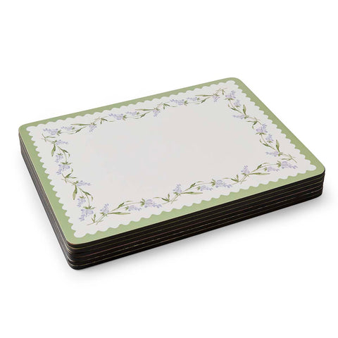 Portmeirion Sophie Conran Lavandula - Set di 4 piatti in porcellana, per dessert, antipasto, piatto da insalata e forno a microonde e lavastoviglie, diametro 15,5 cm Portmeirion Sophie Conran Lavandula - Set di 4 piatti in porcellana, per dessert, antipasto, piatto da insalata e forno a microonde e lavastoviglie, diametro 15,5 cm
