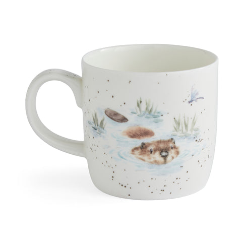 NEW - Wrendale - Bone China Mug - The Arborist Beaver