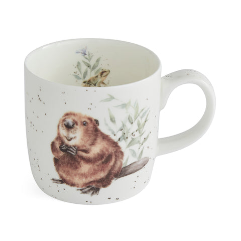 NEW - Wrendale - Bone China Mug - The Arborist Beaver