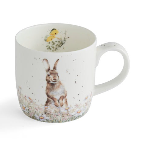 NEW - Wrendale - Bone China Mug - Fresh as A Daisy Hare
