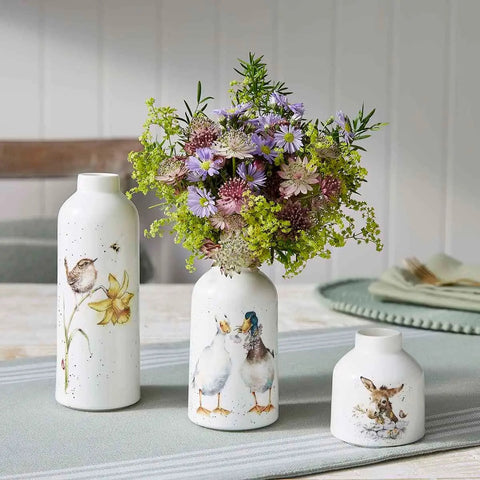 NEW - Wrendale - Set of 3 Vases