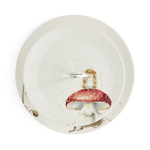 NEW DESIGN - Wrendale - 2 Tiered Cake Stand - Mouse & Hedgehog
