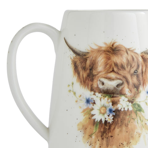NEW - Wrendale - Mini Posy Jug - Cow