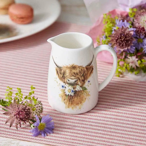 NEW - Wrendale - Mini Posy Jug - Cow