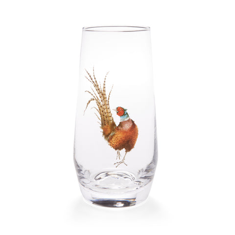 NEW DESIGNS - Wrendale - Box Set of 4 Hi Ball Glasses - Assorted Wildlife