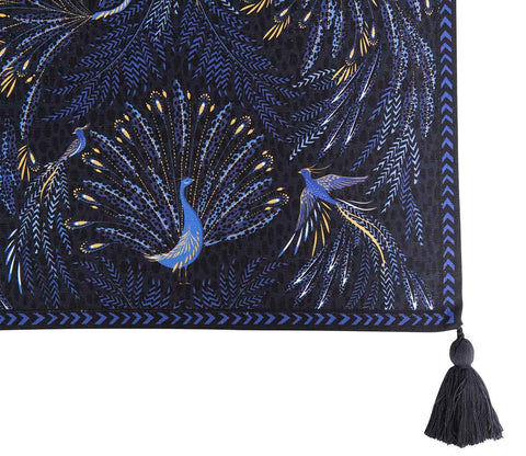 NEW - Sara Miller - 10 Year Anniversary Collection - Table Runner - Peacock Parade