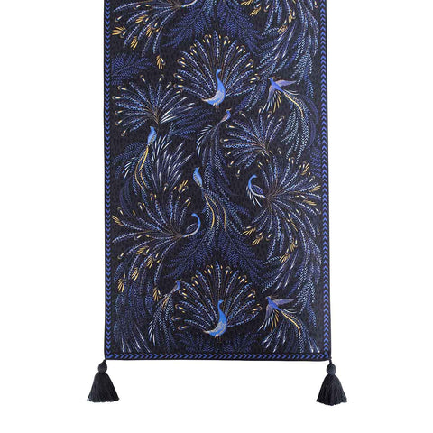 NEW - Sara Miller - 10 Year Anniversary Collection - Table Runner - Peacock Parade