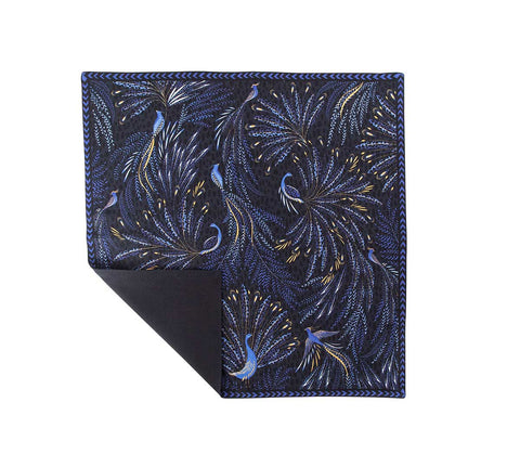 NEW - Sara Miller - 10 Year Anniversary Collection - Set of 2 Napkins - Peacock Parade