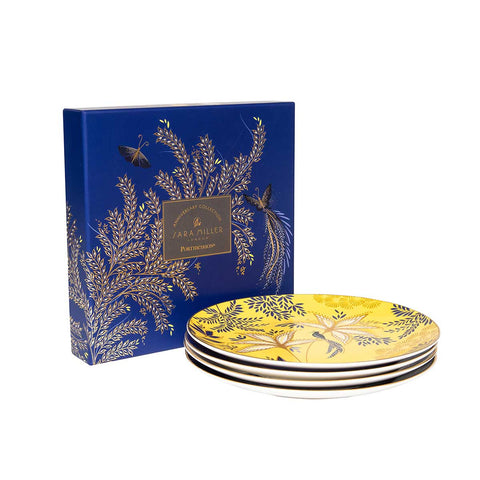 Sara Miller - 10 Year Anniversary Collection - Set of 4 Cake Plates
