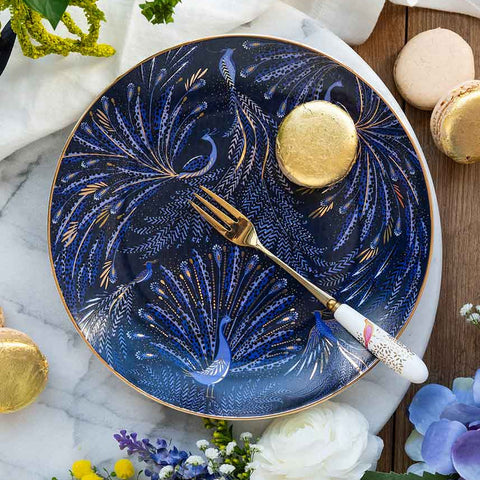 Sara Miller - 10 Year Anniversary Collection - Set of 4 Cake Plates