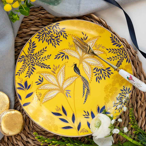 Sara Miller - 10 Year Anniversary Collection - Set of 4 Cake Plates