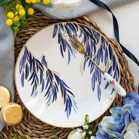 Sara Miller - 10 Year Anniversary Collection - Set of 4 Cake Plates