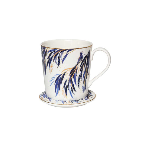 Sara Miller - 10 Year Anniversary Collection - Mug & Coaster Gift Set