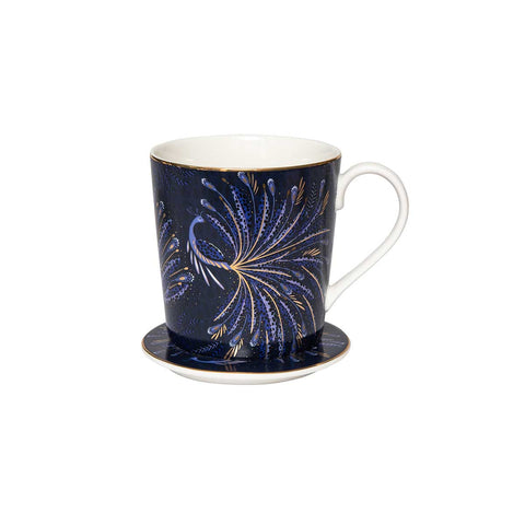 Sara Miller - 10 Year Anniversary Collection - Mug & Coaster Gift Set