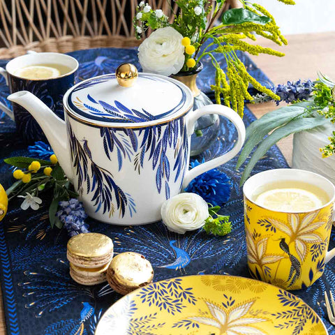 NEW - Sara Miller - 10 Year Anniversary Collection - 2 Pint Teapot