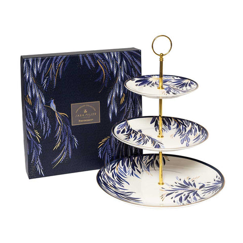 Sara Miller - 10 Year Anniversary Collection - 3 Tier Cake Stand