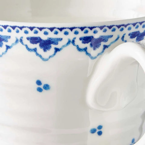 Sophie Conran - Blue & White - Set of 4 Mugs