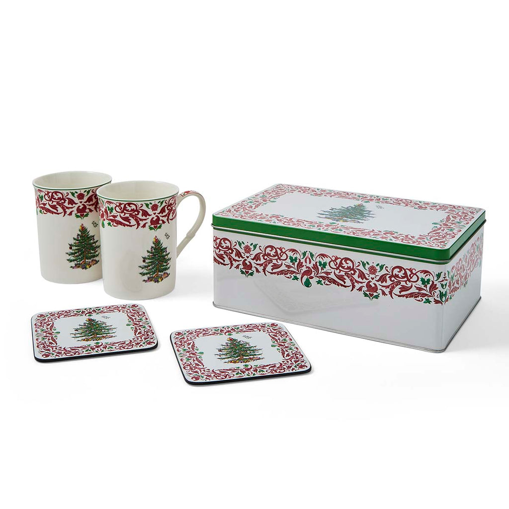 NEW - Spode Christmas Tree - 5 Piece Tin Set  - Annual 2026