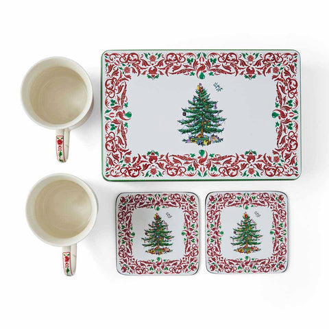 NEW - Spode Christmas Tree - 5 Piece Tin Set  - Annual 2026