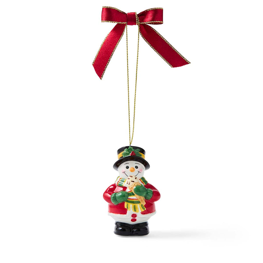 NEW - Spode Christmas Tree - Decoration - Snowman Eating Ice Cream