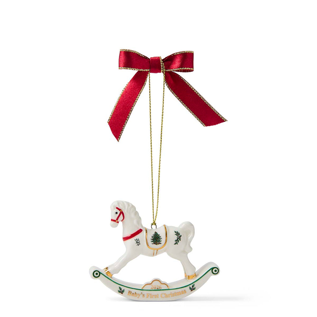 NEW - Spode Christmas Tree - Decoration - Baby's First Horse - Annual 2026