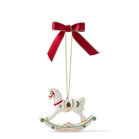 NEW - Spode Christmas Tree - Decoration - Baby's First Horse - Annual 2026
