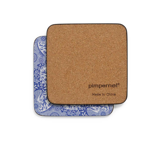 NEW - Spode - Blue Italian - Christmas - Box Set of 6 Coasters